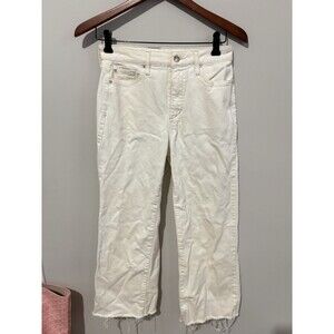 Joe’s Jeans High Rise Retro Crop The Wyatt Size 25 White